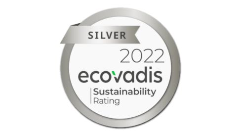 Coveme premiata con la medaglia d'argento EcoVadis per il 2022.