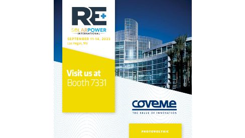 COVEME AT RE+ SOLAR POWER INTERNATIONAL 2023 Las Vegas 