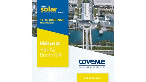 Coveme at Intersolar in Munich, Germany