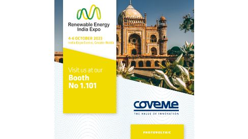 COVEME alla REI 2023 di Greater Noida, India