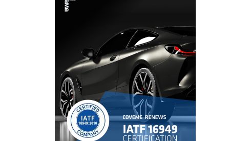Coveme Renews Its IATF 16949 Certification