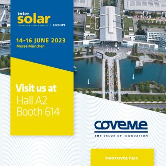 Coveme at Intersolar in Munich, Germany