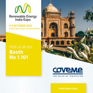 COVEME alla REI 2023 di Greater Noida, India