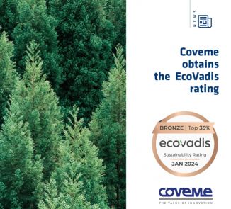 Coveme obtains the EcoVadis rating 